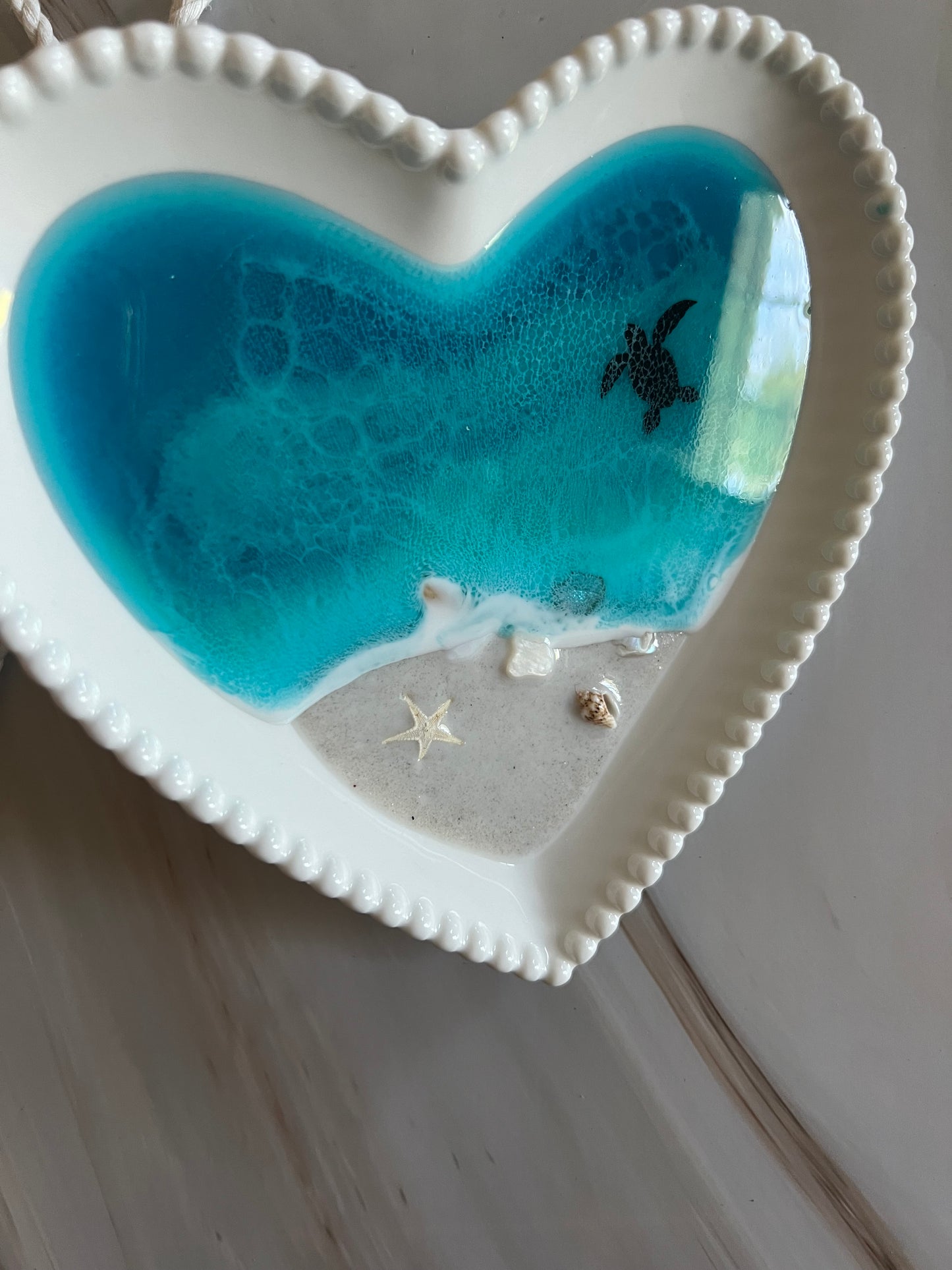 Ceramic Heart Ring Dish