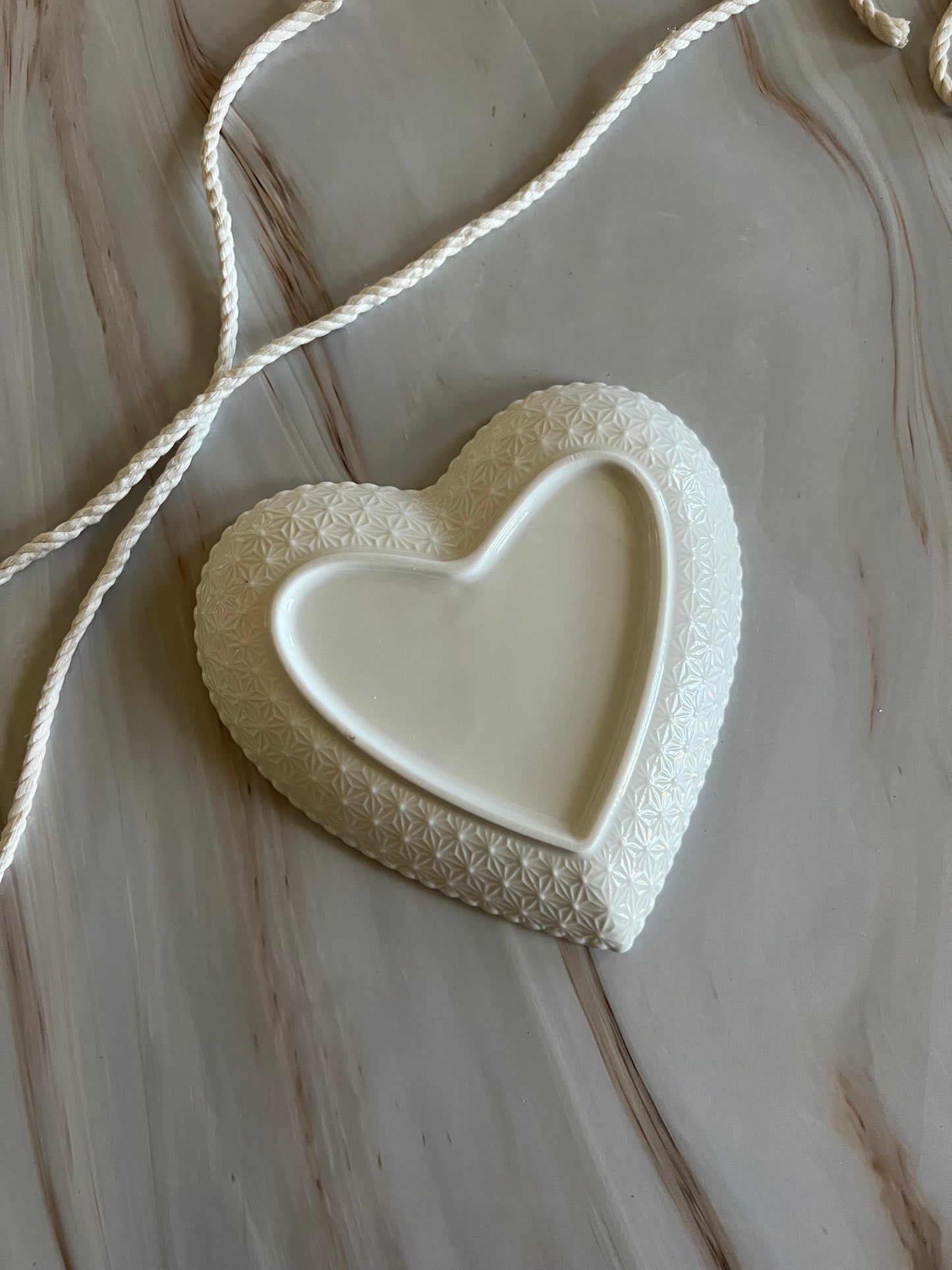 Ceramic Heart Ring Dish