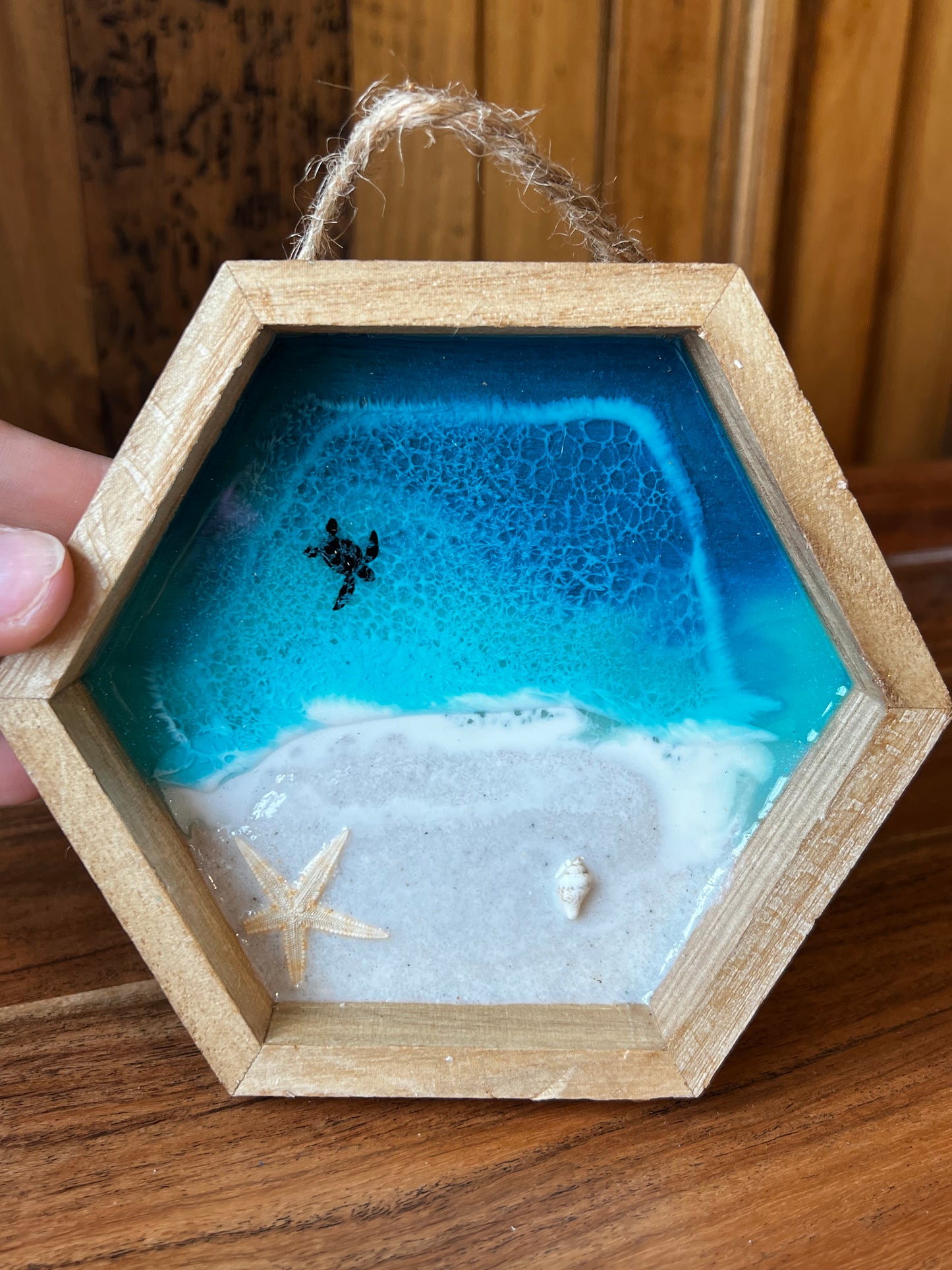 Hexagon Beach Decor