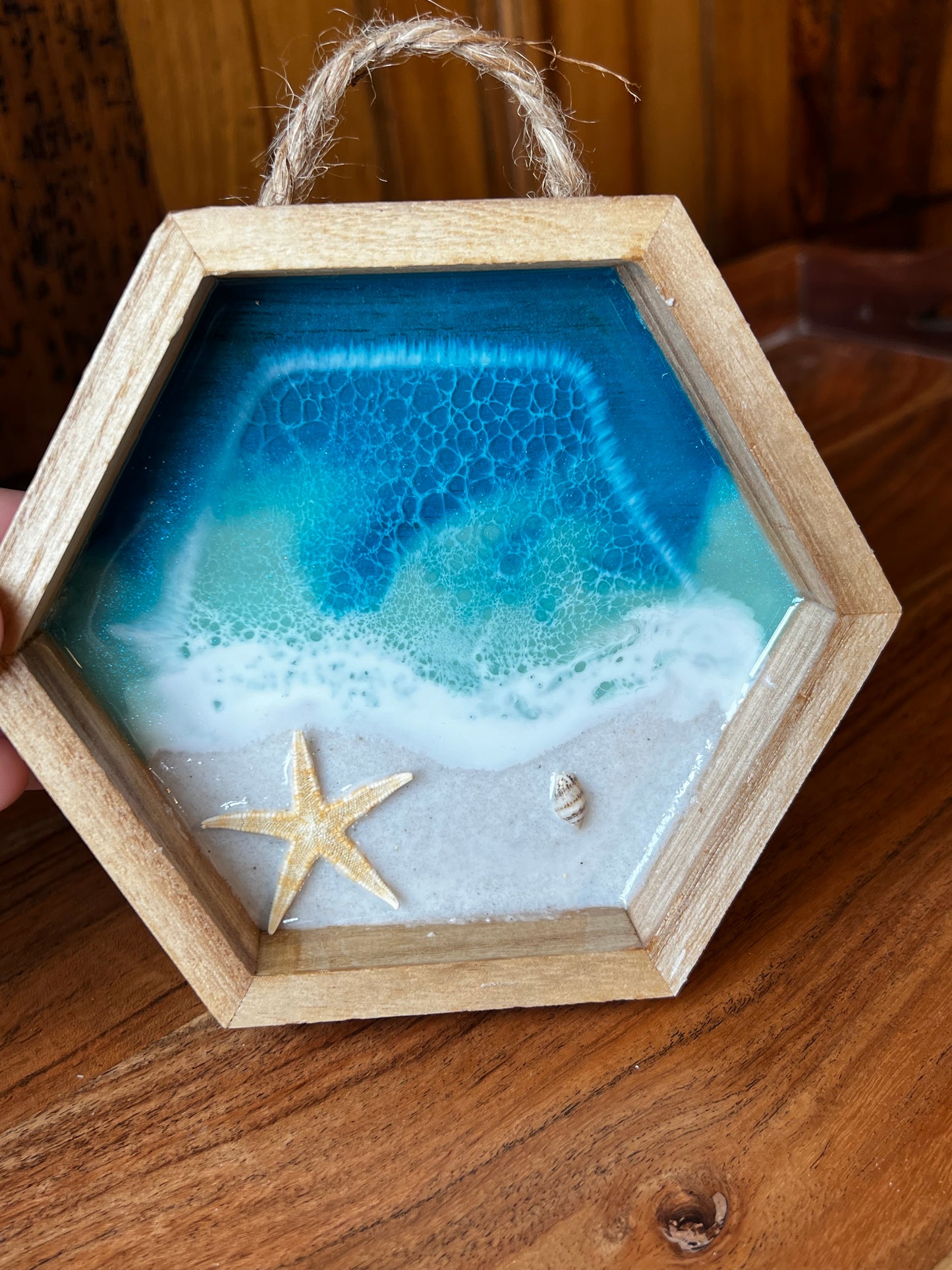 Hexagon Beach Decor