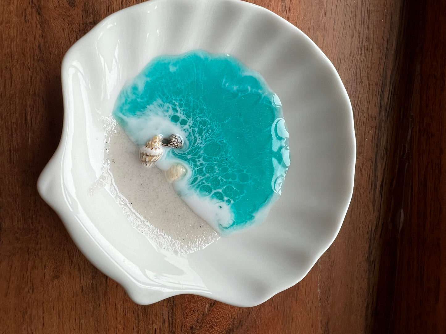 Ceramic Seashell, Ring Dish