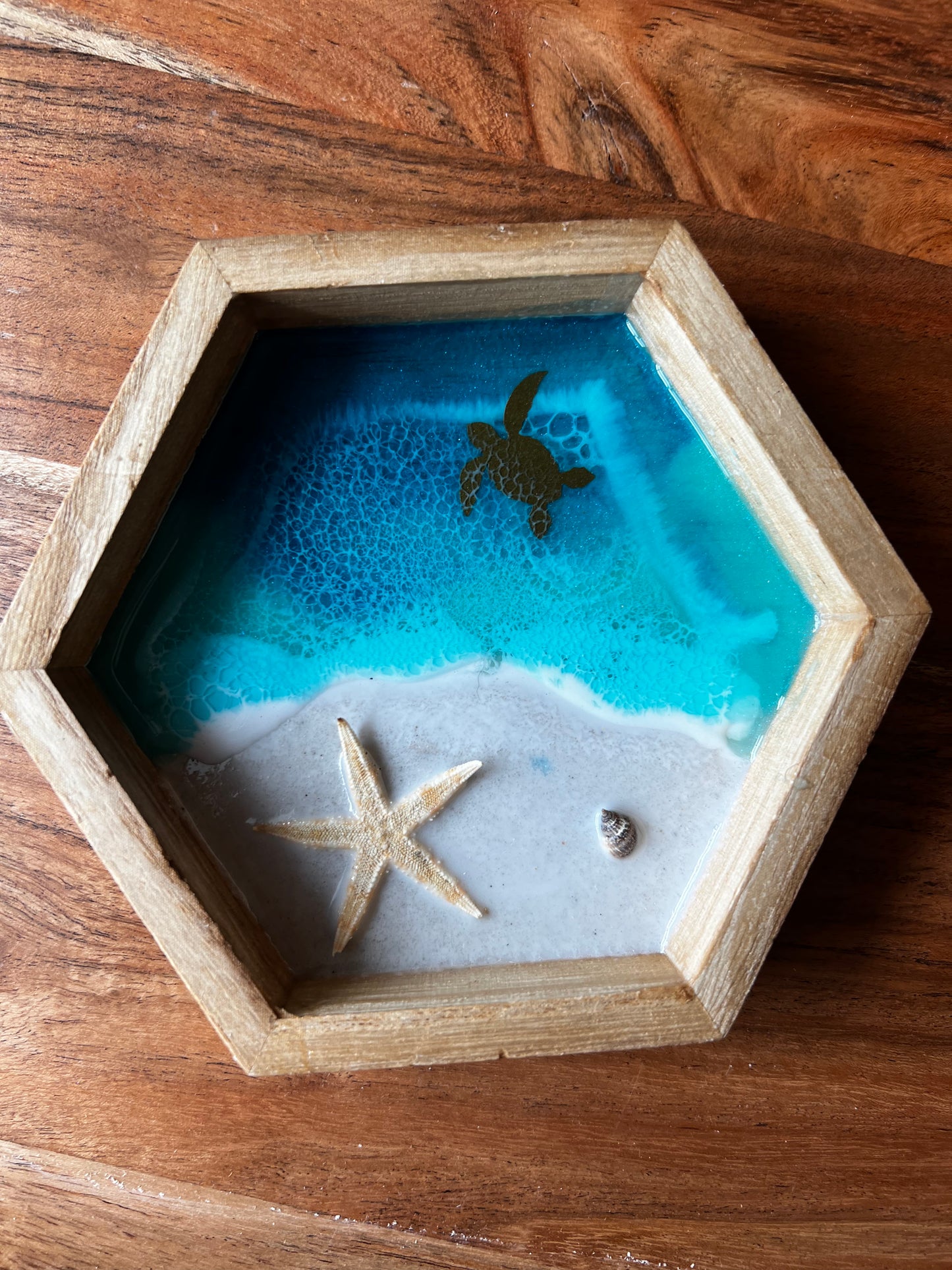 Hexagon Beach Decor