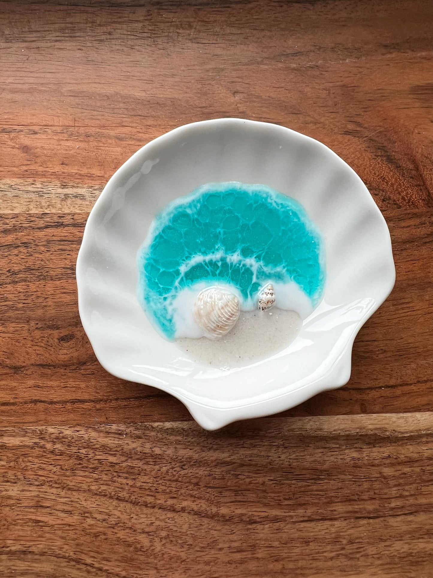 Ceramic Seashell, Ring Dish