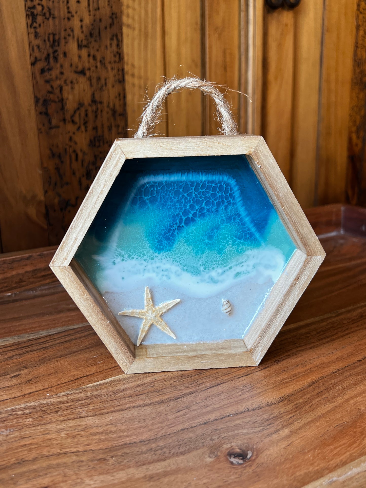 Hexagon Beach Decor