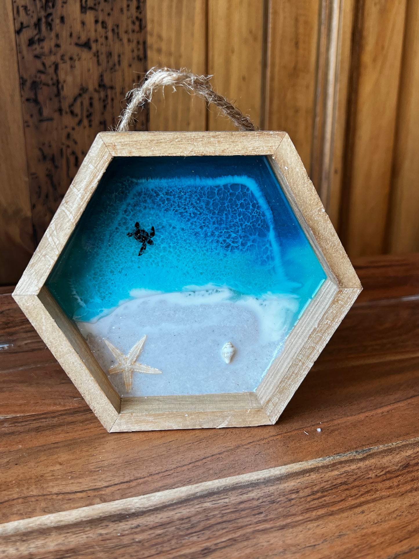 Hexagon Beach Decor